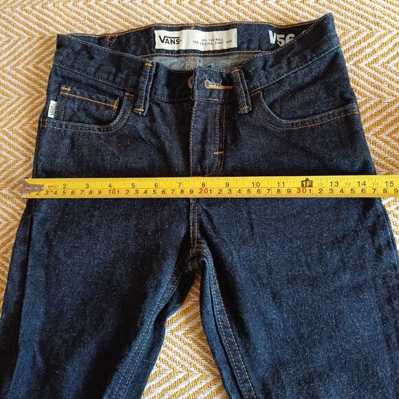 Youth Junior Vans Off The Wall V56 Standard Skinny Jeans Skate Casual 25/10 - Picture 4 of 12